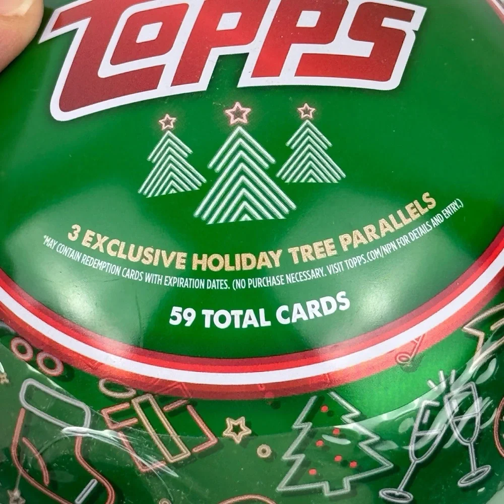 2024 Topps Holiday Tin Ornament MLB Baseball Collector Tin Set NEW & SEALED 5141